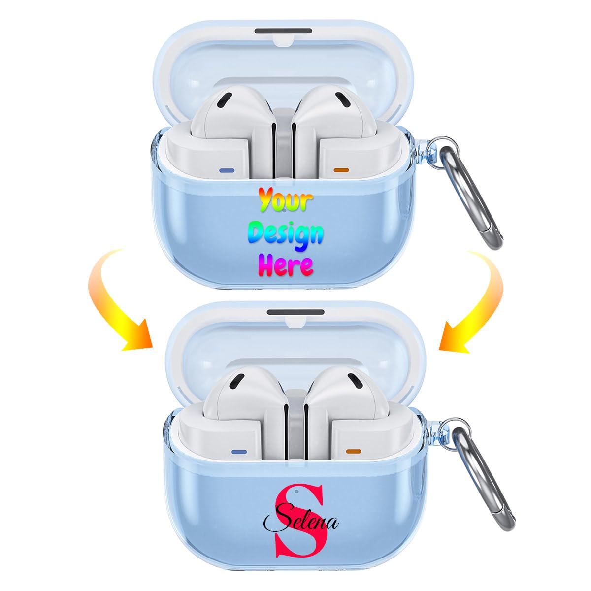 Amazon.com: Custom Name Earbuds Case for Samsung Galaxy Buds 3/3